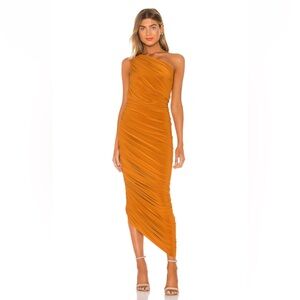 Norma Kamali Diana Gown in Bronze